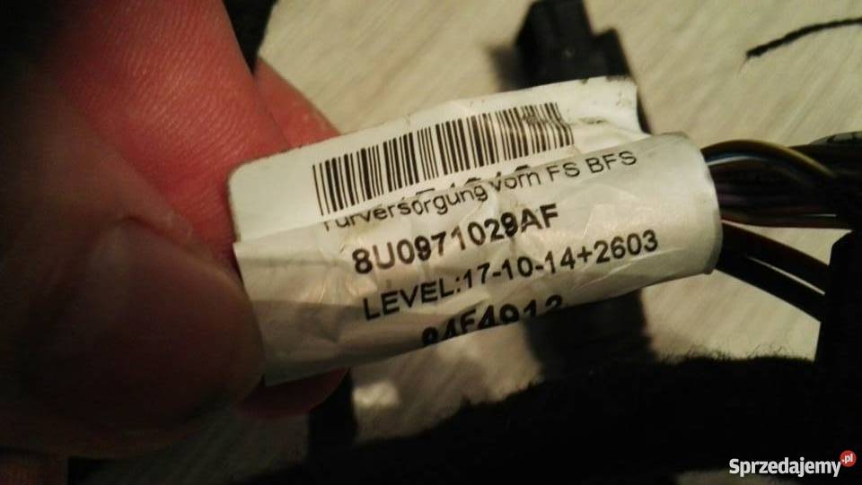 AUDI Q3 8U LIFT WIĄZKA ELEKTRYCZNA DRZWI wyposażenie elektryczne Międzychód