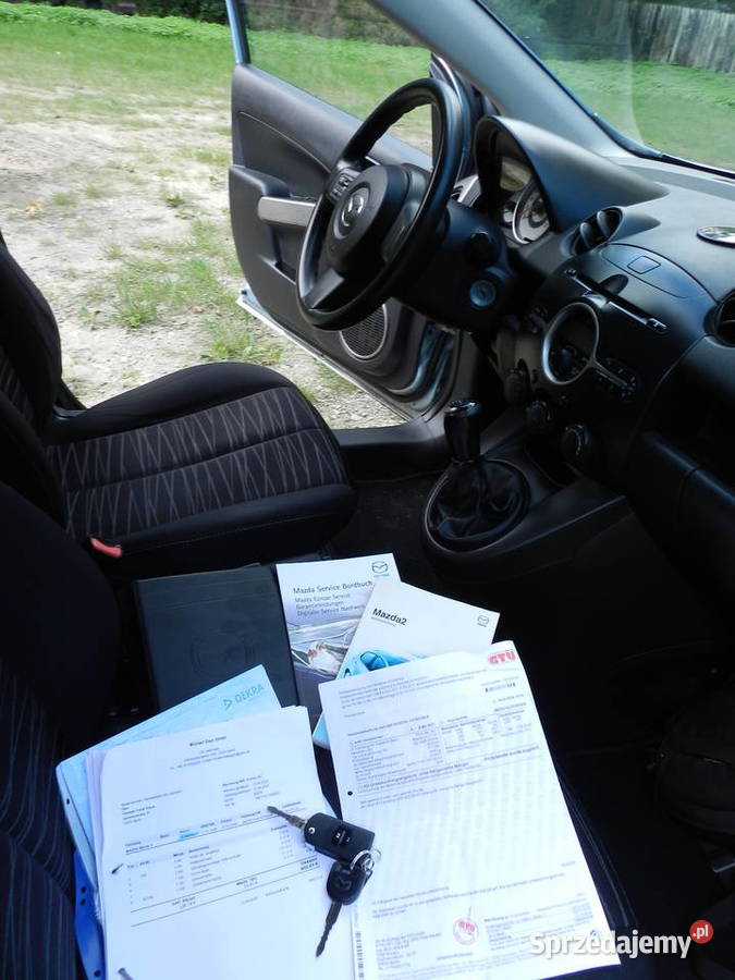 Mazda 2 II W pełni SERWISOWANA nie pordzewiała sprowadzony wielkopolskie Puszczykowo