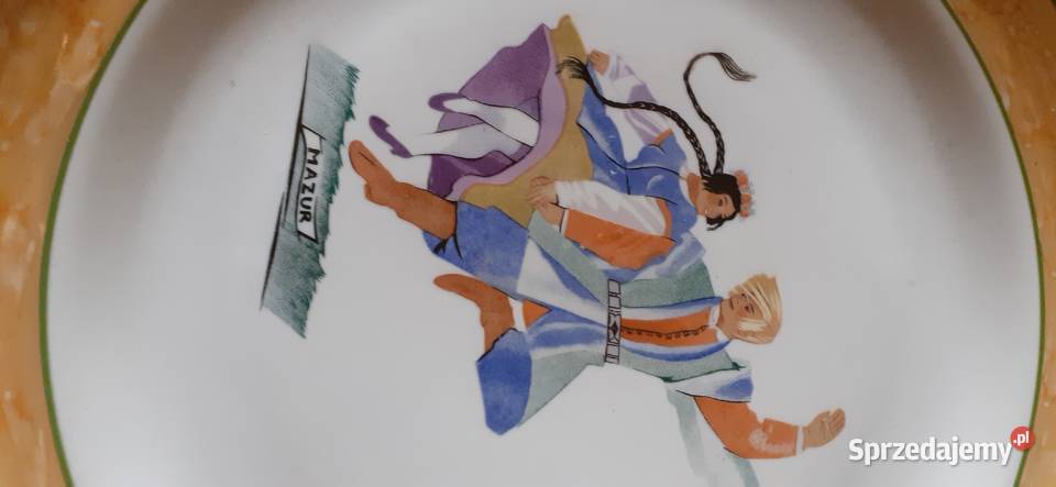 Duży talerz kolekcjonerski Chodzież