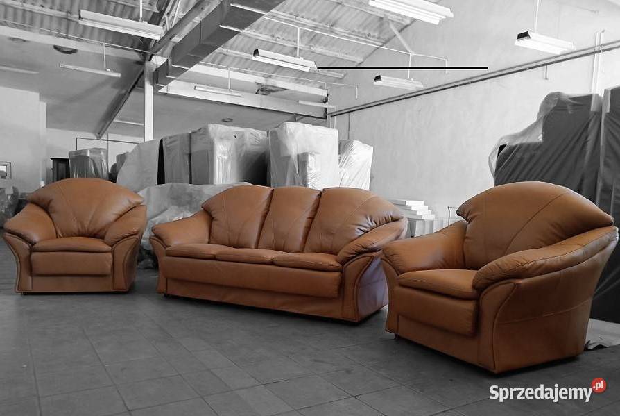 Zestaw Boston 321 SKÓRA NATURALNA Promocja Olesno