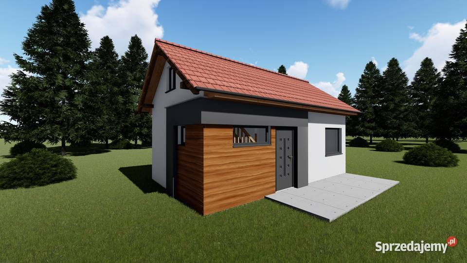 Projekt domu ZG36 na zgłoszenie 5 m ROD Sosnowiec sprzedam