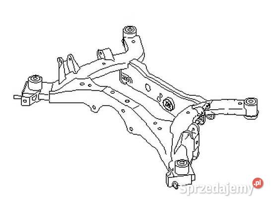 TYLNE SANKI ZAWIESZENIE BELKA TYŁ ORYGINAŁ podlaskie Białystok