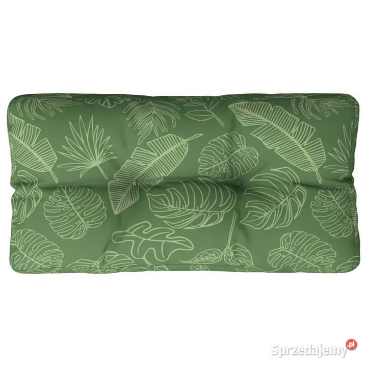 Poduszka na palety wzór w liście 70x40x12