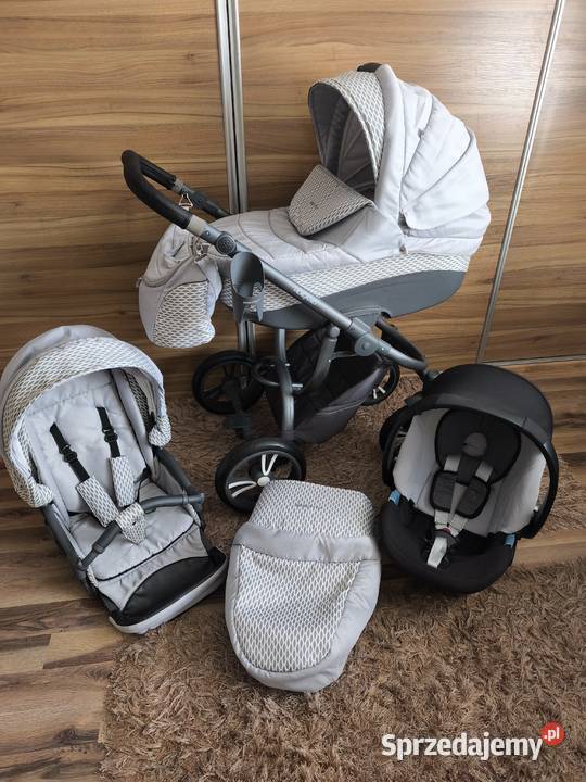 Wózek Bebetto Holland 3w1 nosidełko Cybex Aton 5 Wielofunkcyjne Boratyn