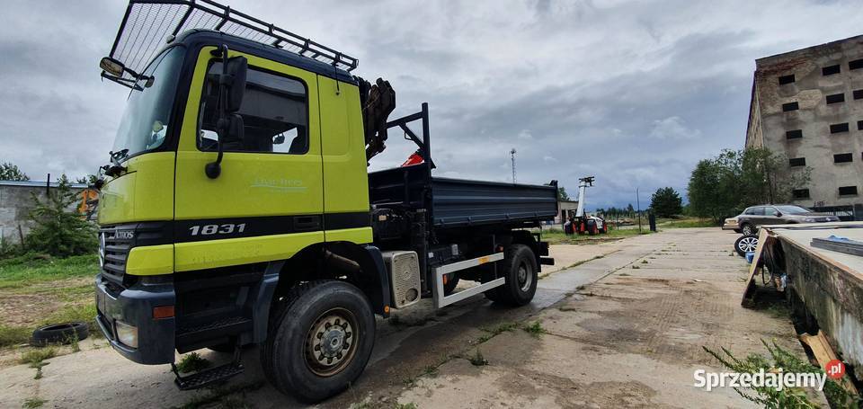Wywrotka 3 stronna MercedesBenz ACTROS 1831 4x4 zachodniopomorskie Borne Sulinowo