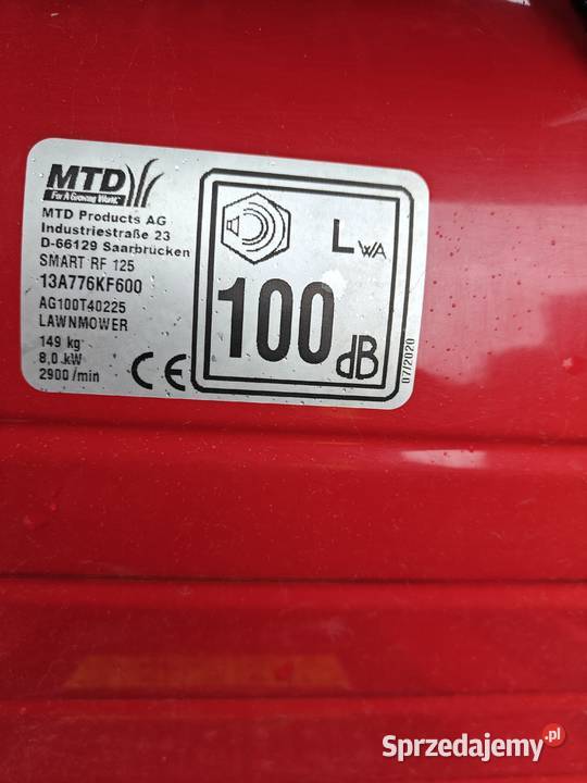 Traktorek kosiarka MTD Krasnystaw