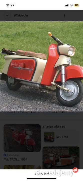 Mz IWL TROLL 150 skuter 1963r rarytas Kępno sprzedam