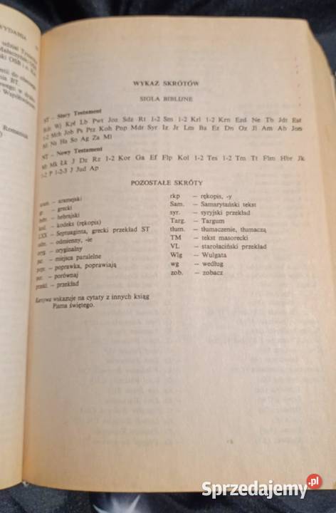 Pismo Święte Starego i Nowego Testamentu Biblia