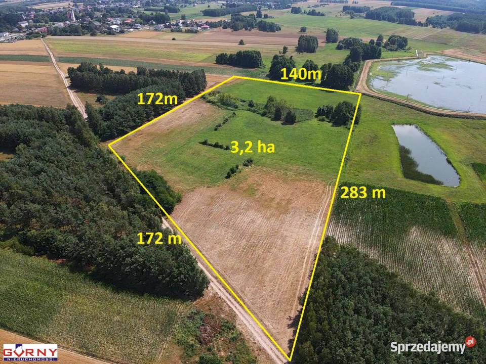 sprzedaży gruntu 32000m Mierzyn łódzkie
