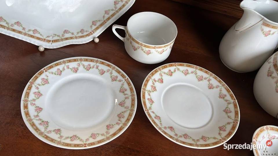 Serwis do herbaty BB Volksted Rudolfstadt Syg Gdańsk