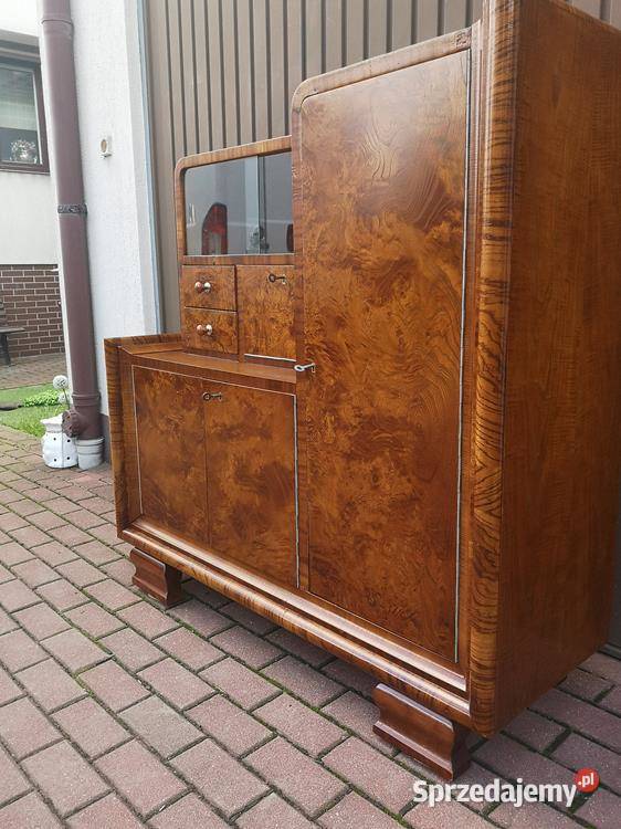 Mam na sprzedaż piękną witrynę artdeco orzech Swarzędz