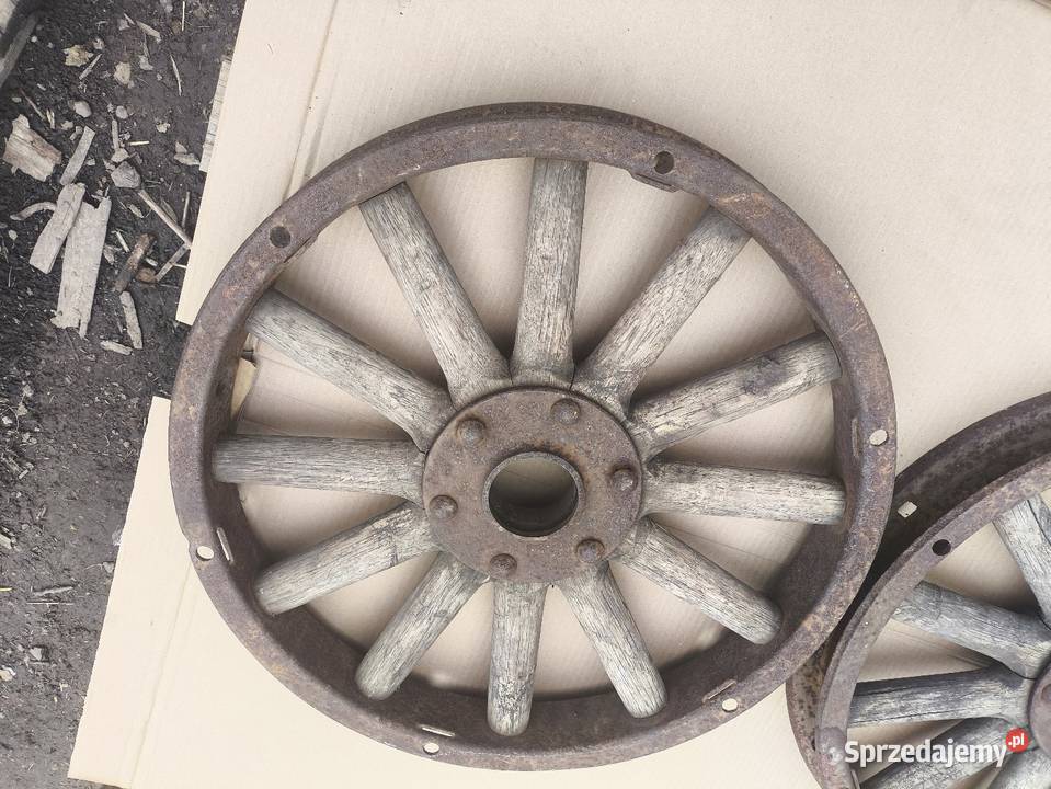 Koło koła Ford model T zabytek stalowe Lutoryż