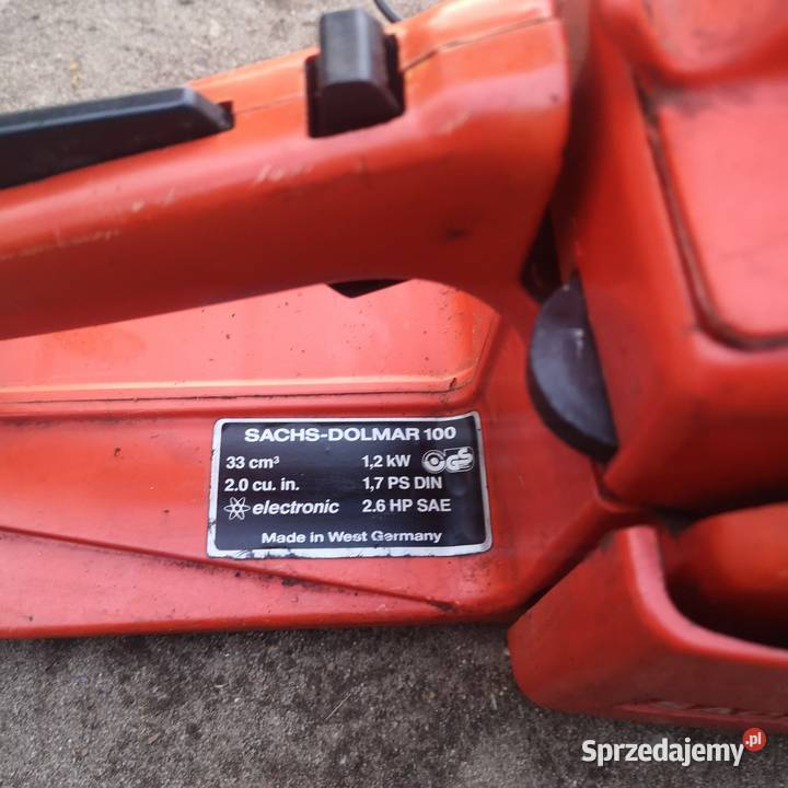 Piła Sachs dolmar 100 Piły łańcuchowe podkarpackie Nisko