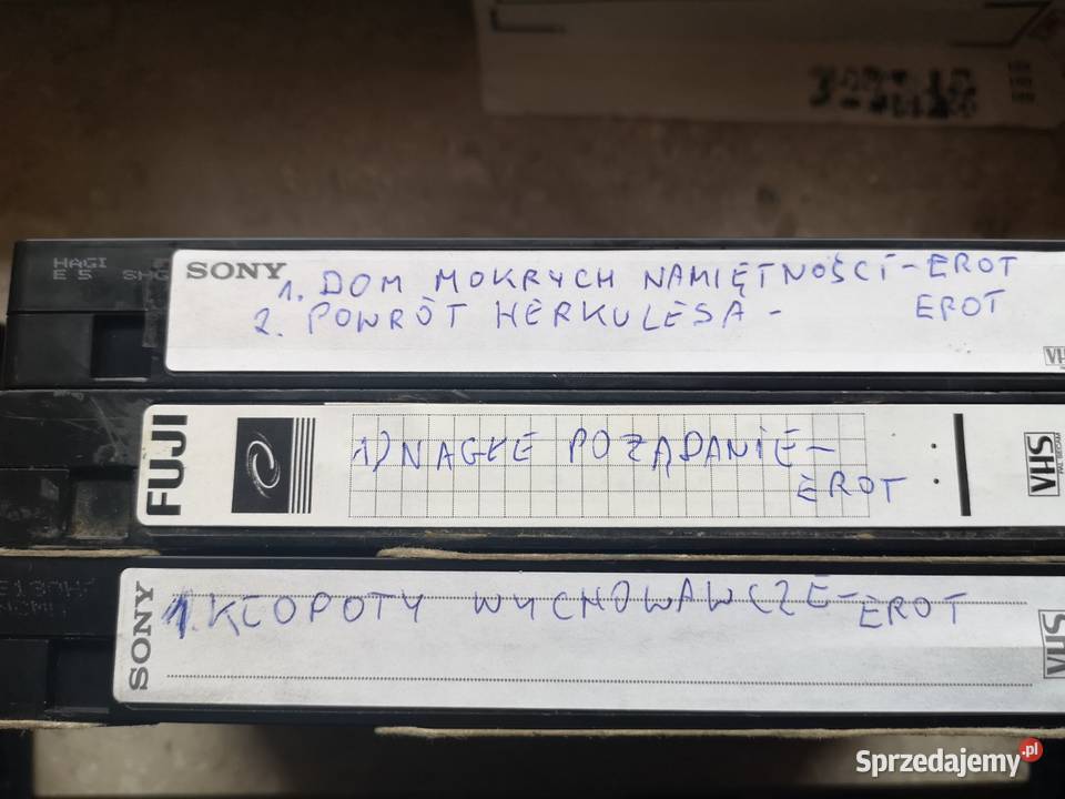 Kasety vhs xxx dorosłych Muzyka śląskie Borowno