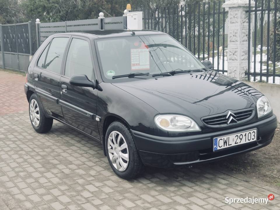 Citroen Saxo 2001 2 lata w Kraju Ocynk 5 Drzwi czarny kujawsko-pomorskie Izbica Kujawska