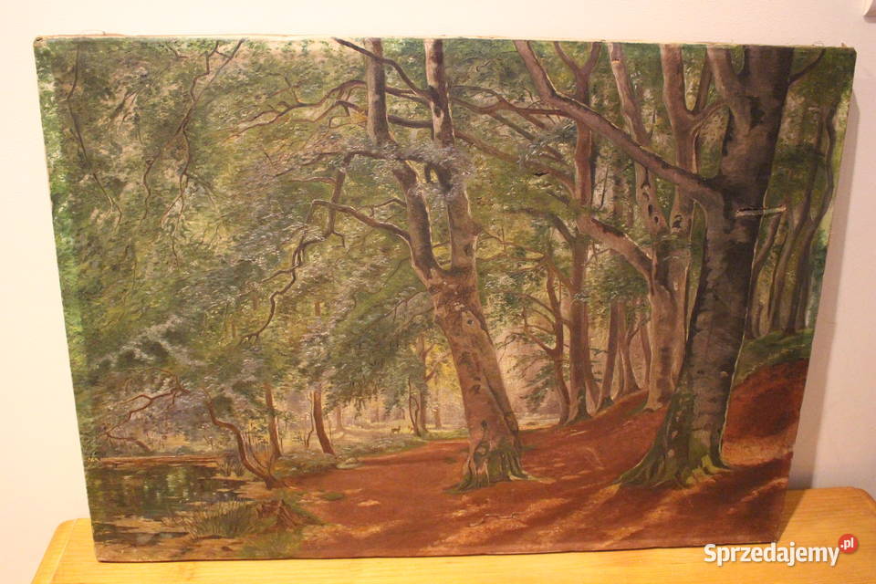 obraz olejny na płótnie Kalisz