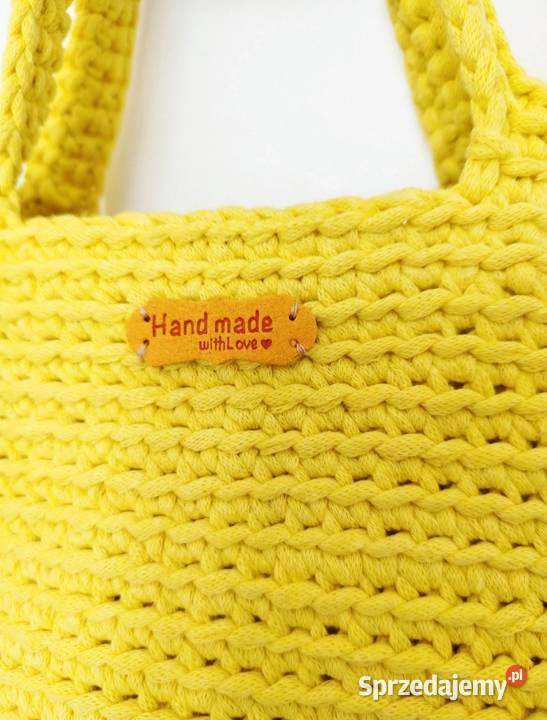 Torebka shopperka crochet ręczne robiona Piotrków Trybunalski