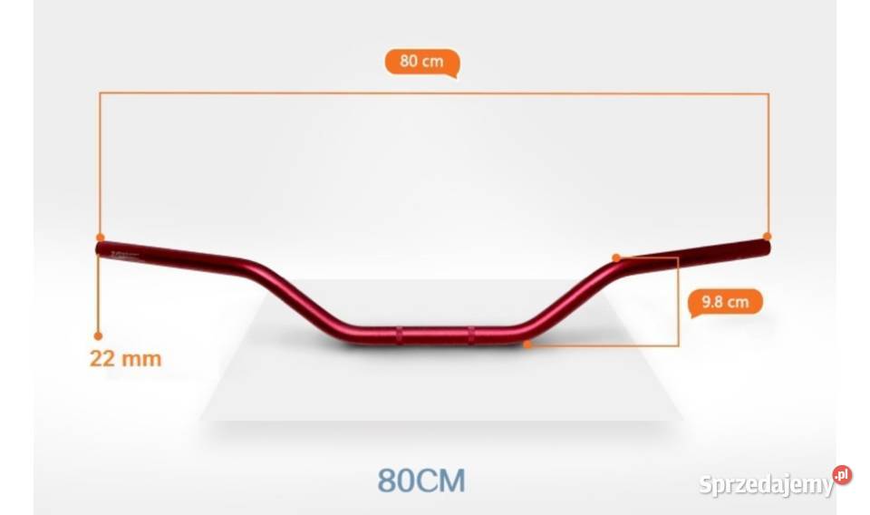 Kierownica aluminiowa Cross Enduro 22mm z śląskie Sosnowiec sprzedam
