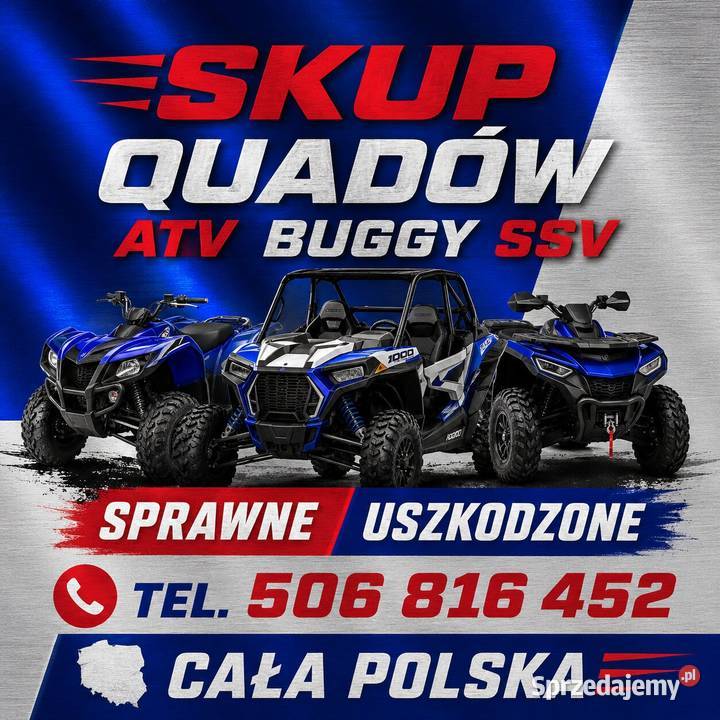 SKUP QUADÓW QUAD QUADY ATV BUGGY SSV