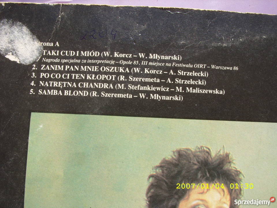 LP pop DANUTA BLAZEJCZYKTAKI CUD I MIOD Wołów