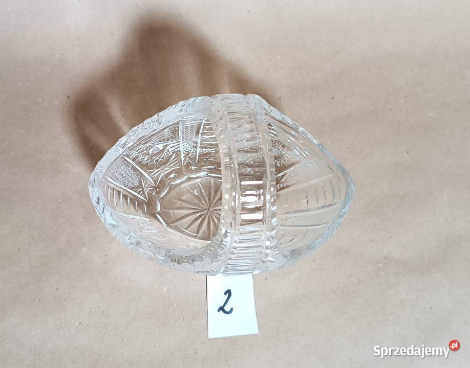 Miska kryształowa w kształcie koszyka Opole