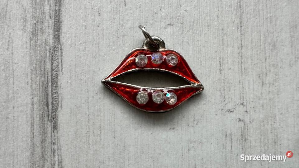 Zawieszka w kształcie ust cyrkonie Łódź