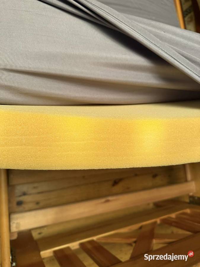 Łóżko drewniane z materacem 90x200 Lublin