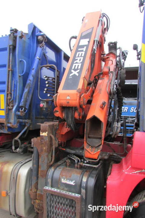 Wywrotka 6x6 z dzwigiem MAN Tgs Warszawa