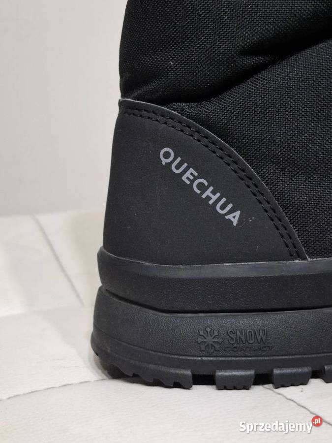 Damskie buty 39 zimowe śniegowce Quechua tkanina Kraków sprzedam
