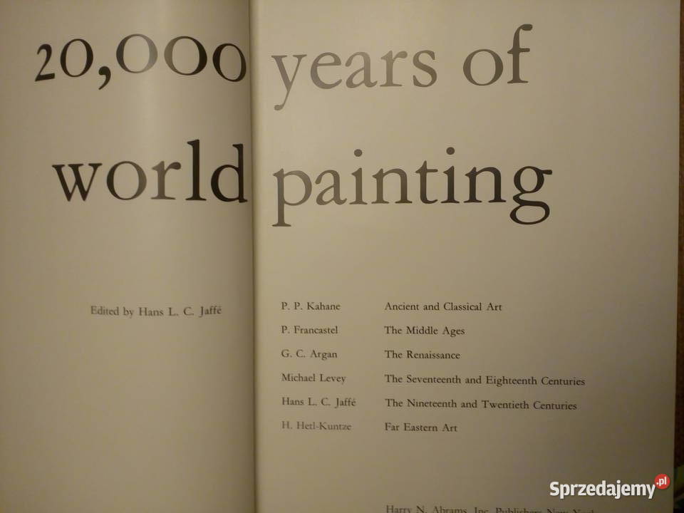 20 000 lat światowego malarstwa album, atlas Warszawa