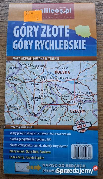 Góry Złote Góry Rychlebskie 140 000 galileos Kraków sprzedam
