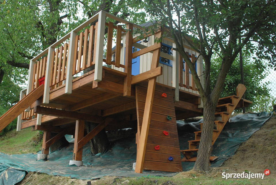 Domek na drzewie DND10 drewniany dom letniskowy