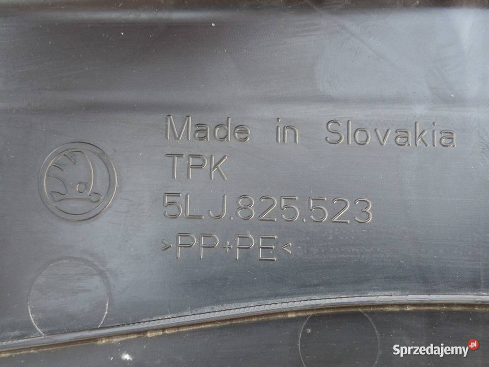SKODA ELROQ 5LJ OSŁONA PŁYTA POD ZDERZAK PRZÓD