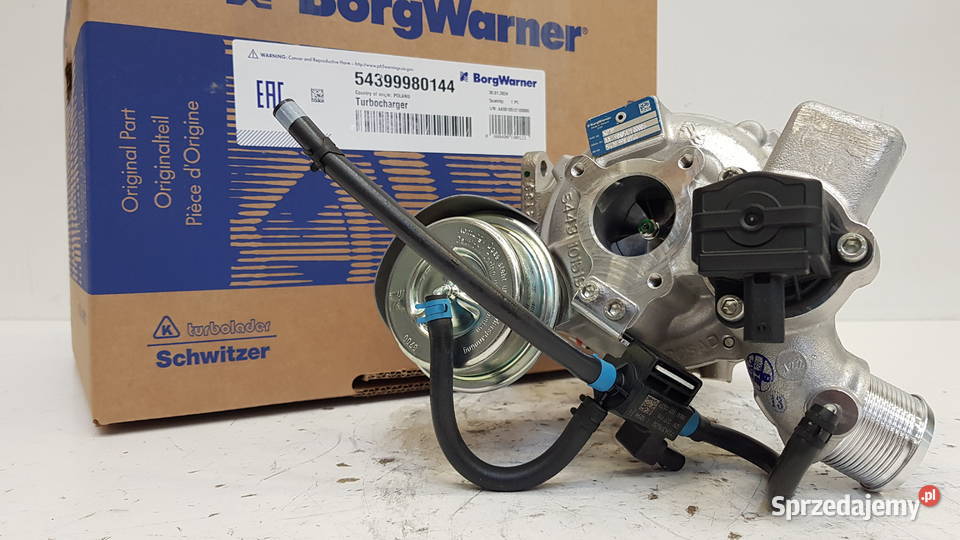 Nowa turbosprężarka BorgWarner KKK 54399980144 Siedlce sprzedam
