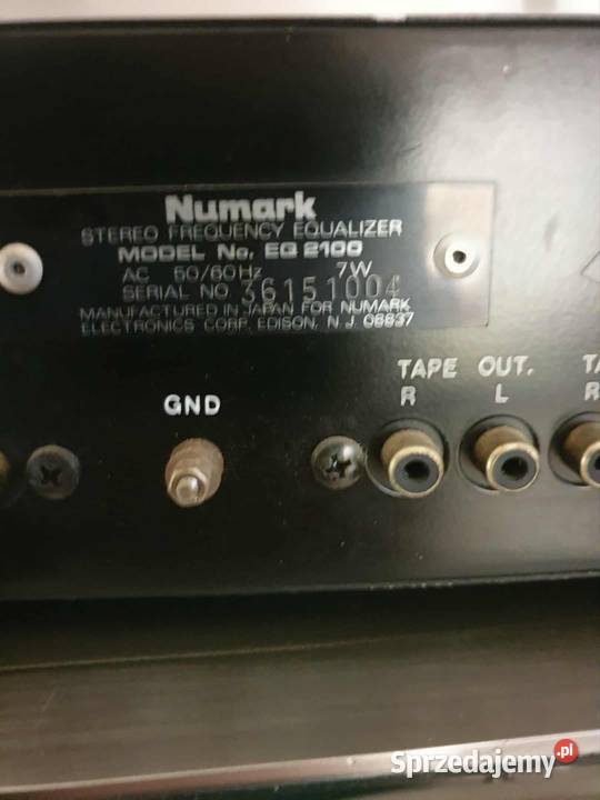 Numark korektor graficzny Elektronika Leżajsk