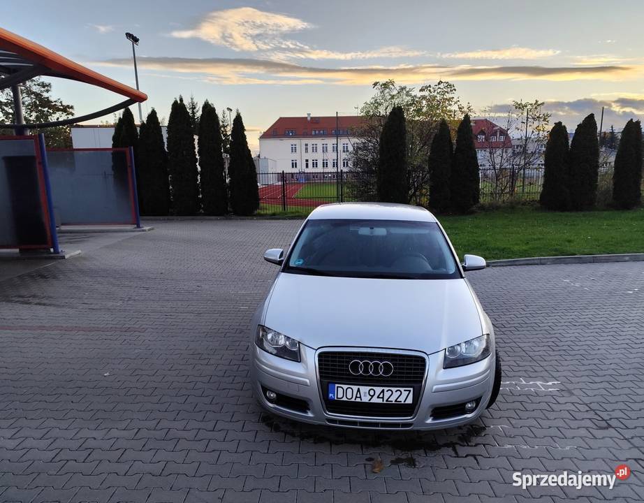 Audi A3 19 Tdi 105 3 drzwiowe srebrny metalik elektrochrom. lusterko wst. Oława