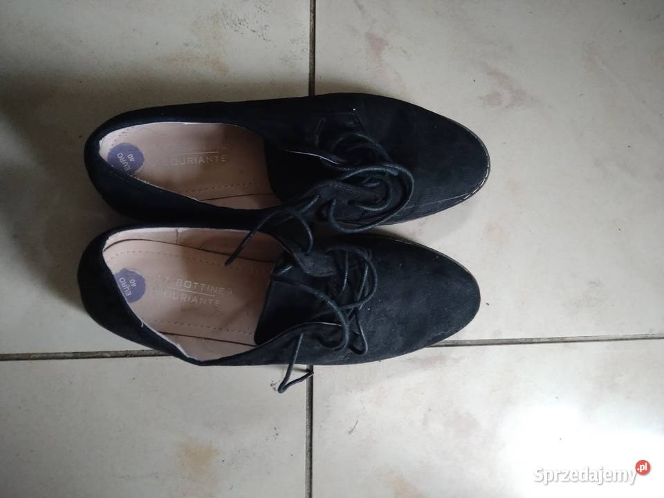 Zamszowe buty męskie rozmiar 40r