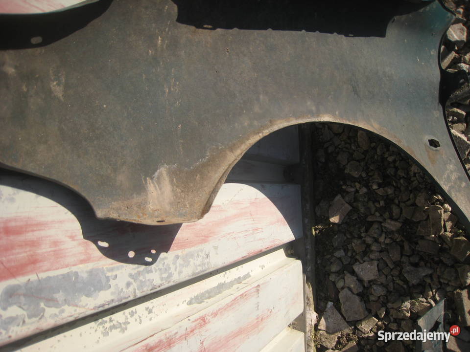 Błotnik przedni prawy Peugeot 206 zielony KRG