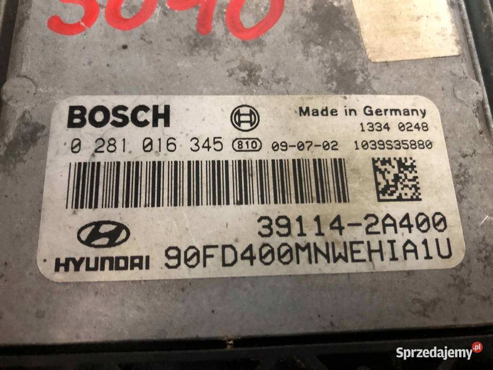 Hyundai i30 I 16 CRDI Sterownik ECU silnika Skarżysko-Kamienna sprzedam