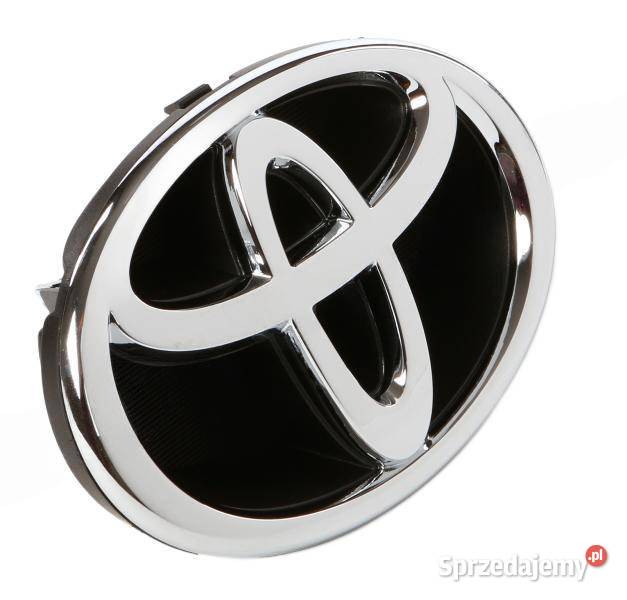 TOYOTA Corolla Chromowany emblemat logo przod Kąty Wrocławskie