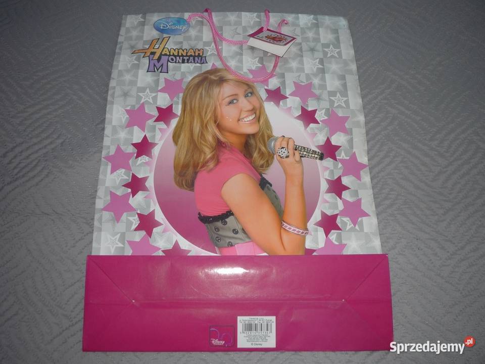 Torebka prezentowa duża Hannah Montana