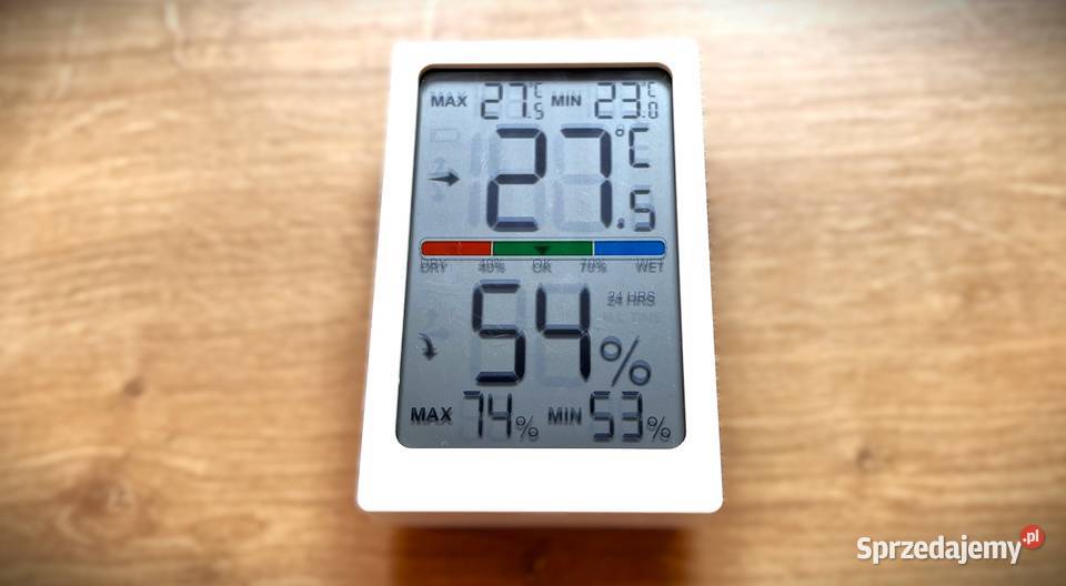 Termometr pokojowy i higrometr HD LCD Sansai Szydłowiec