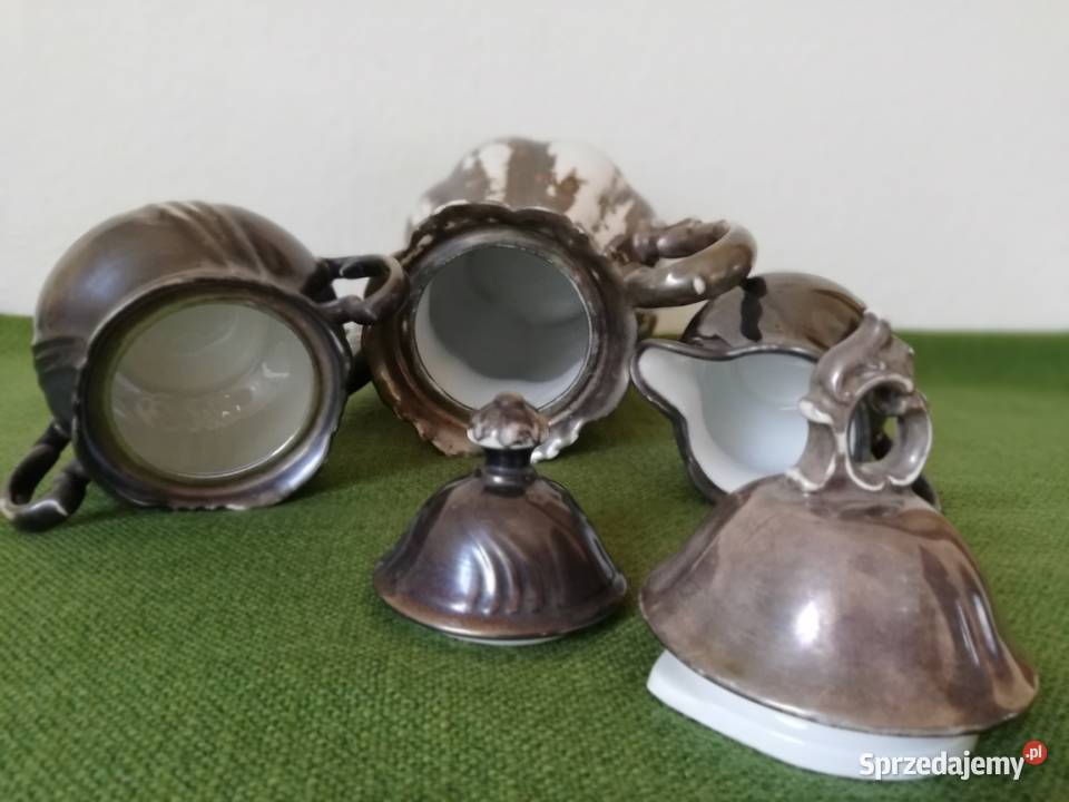 Środek stołu garnitur sygnowana porcelana RW Gorlice