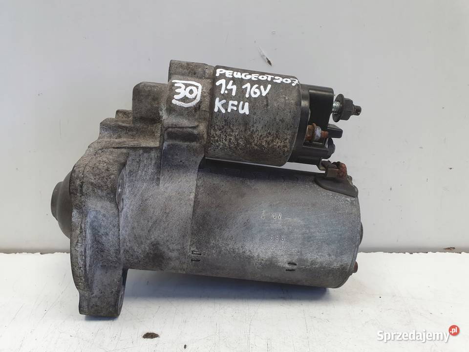 Peugeot 207 14 16V ROZRUSZNIK 9647982880 osobowe Układ elektryczny silnika lubelskie Janów