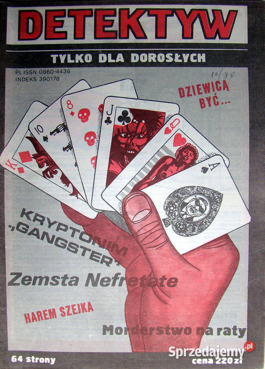 Detektyw miesięcznik o tematyce kryminalnej miesięcznik Czasopisma Limanowa