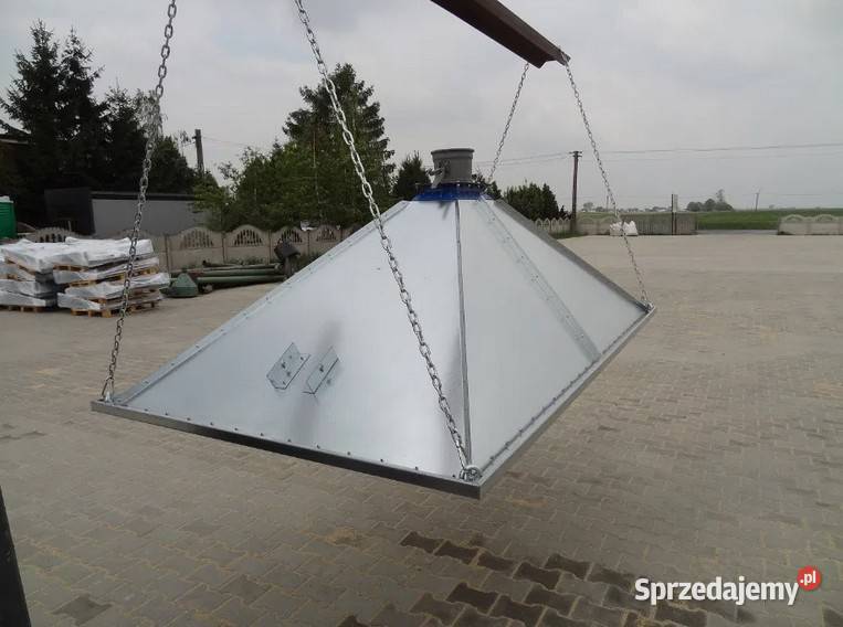 Okap przemysłowy ocynkowany 250x130x85 FVAT wielkopolskie Buk