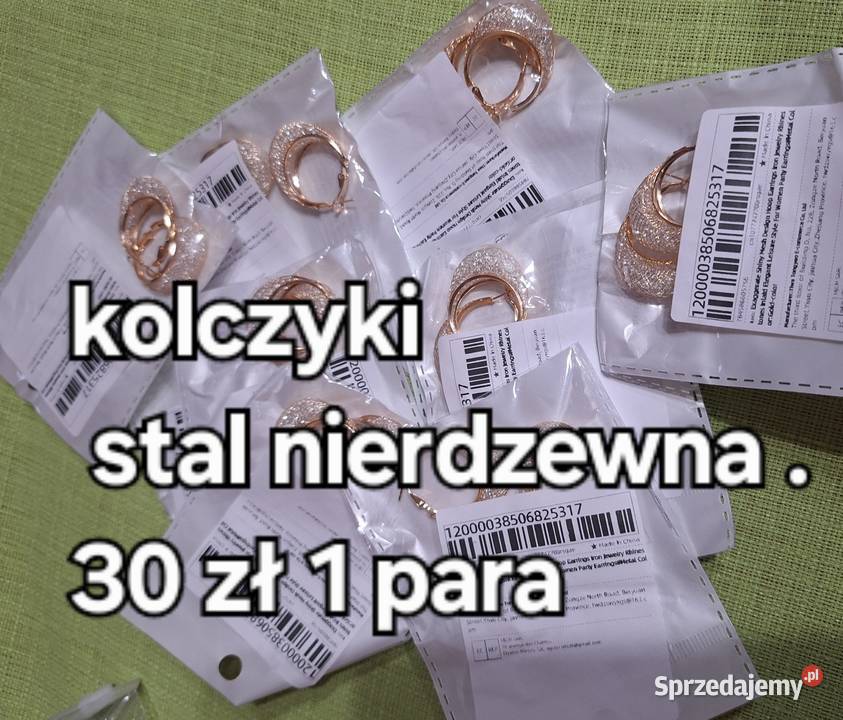 Kolczyki sprzedam śląskie Katowice