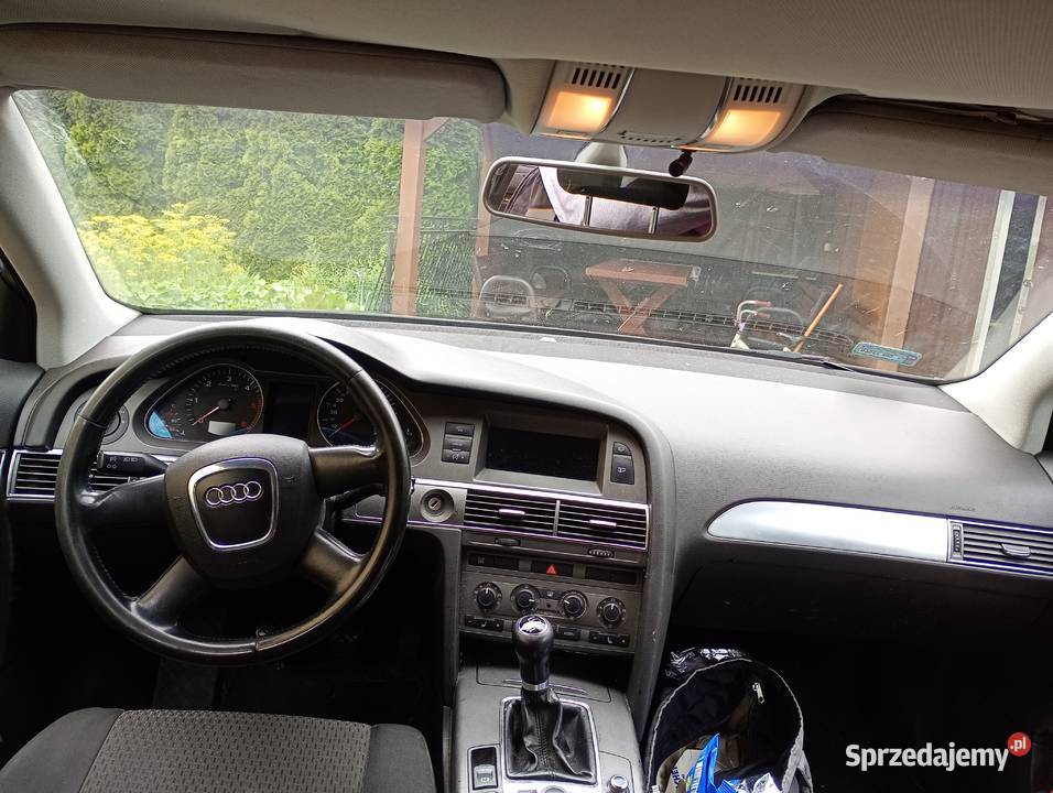 Audi A6 C6 27 TDI Avant czarna manual manualna Rypin