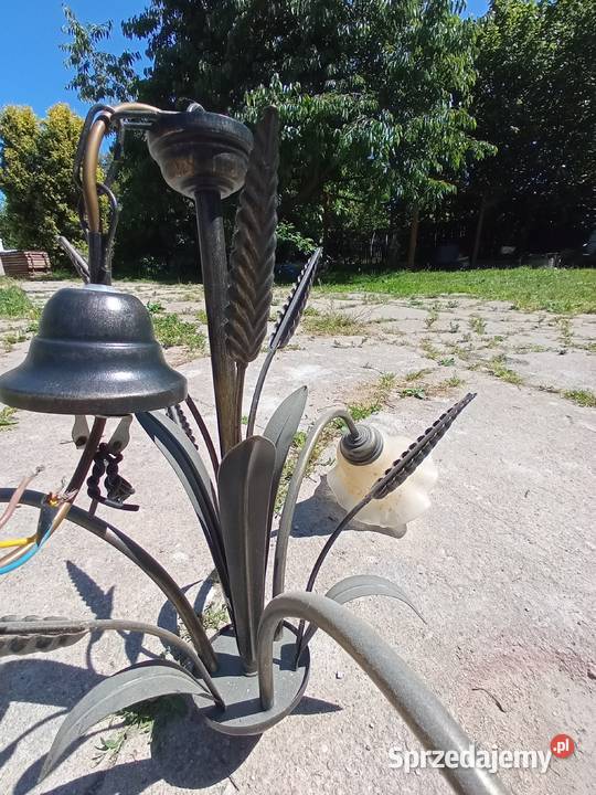 Żyrandol trzy ramienny kłos Jelenia Góra