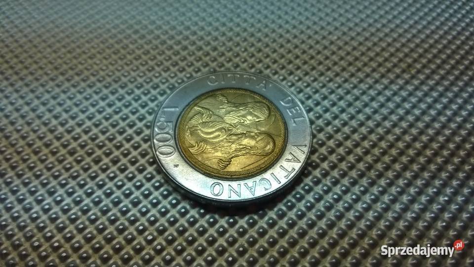 moneta Watykan 500 lirów 1988 Warszawa